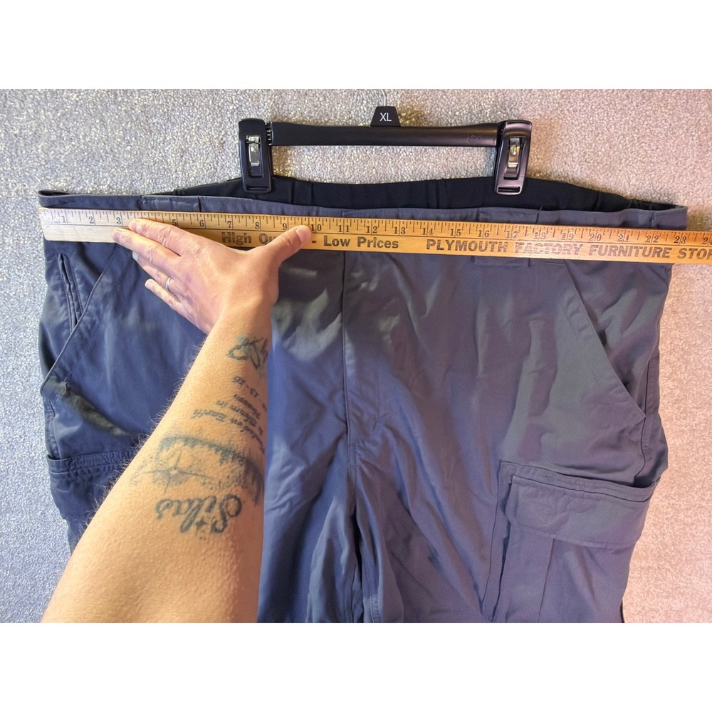 Duluth Trading Co Cargo Shorts Mens 3XL Blue Nylon Lightweight Utility 59312 - Picture 6 of 8